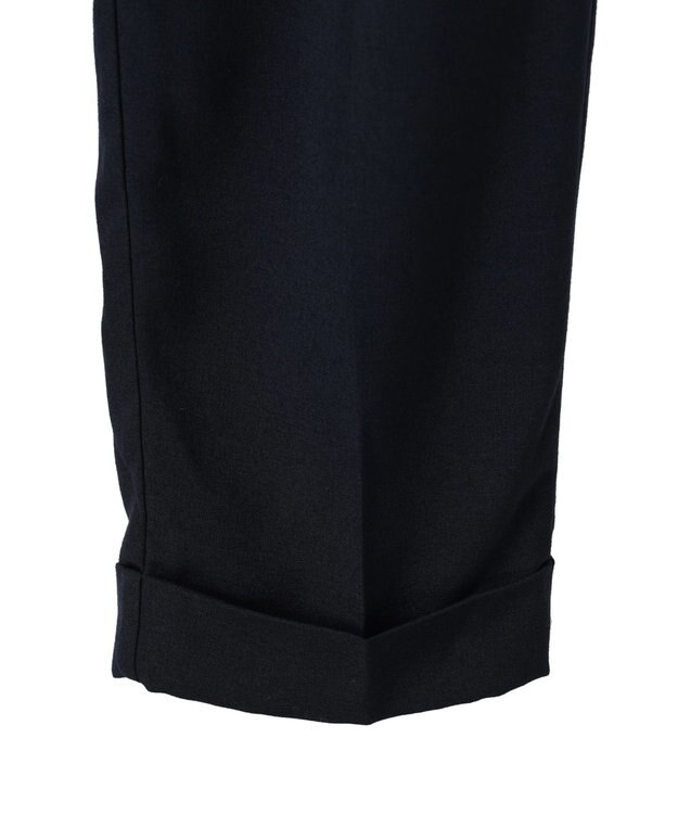 earth music&ecology リネンライクテーパードパンツ Navy