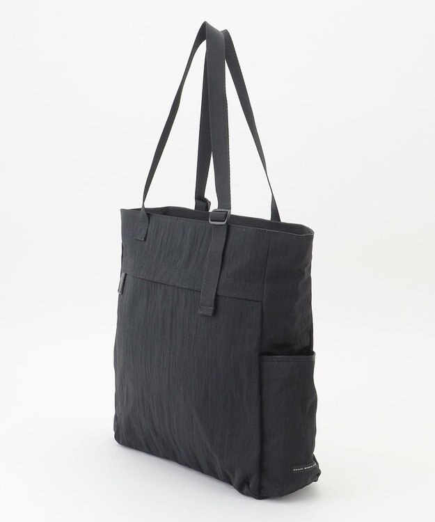 YUSHI RiVER - TOTEBAG トートバッグ  シワ加工 ブラック