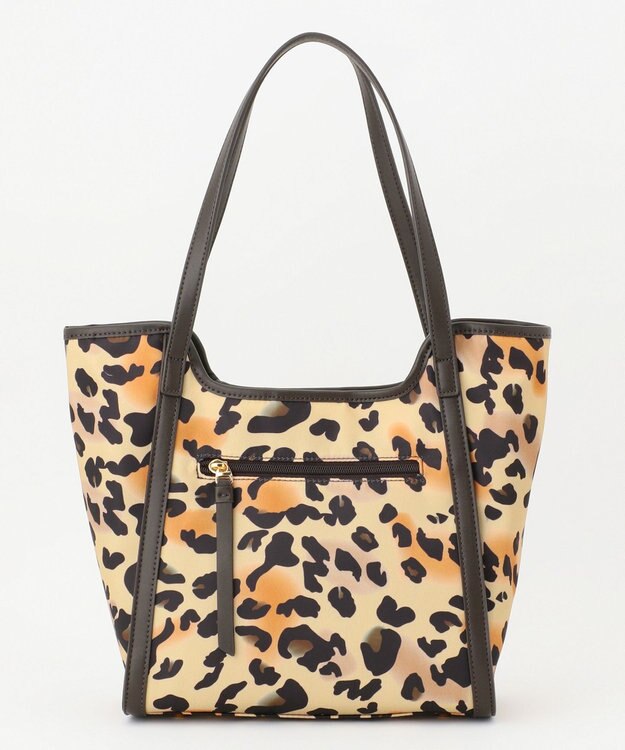 LA BAGAGERIE リサイクルレザー　フラップトート レオパード