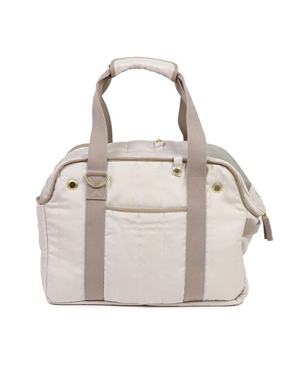 PET PARADISE ペットパラダイス キルティング キャリーバッグ 小型犬 M 約4～8㎏ ベージュ