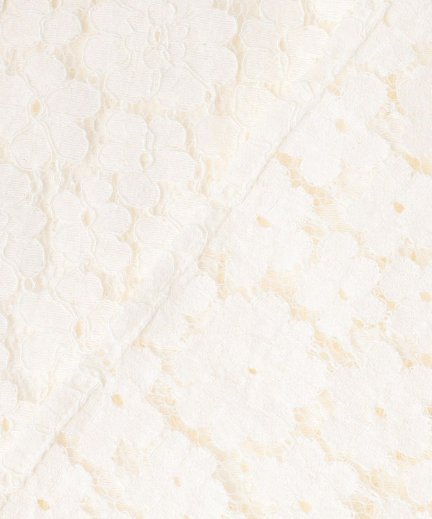 組曲 【先行予約・WEB限定】フラワーラッセルレースシャツライク ブラウス ホワイト系