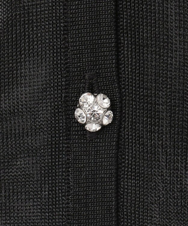 23区 L 【APPLAUDIR】グロッシードルマン カーディガン ブラック系