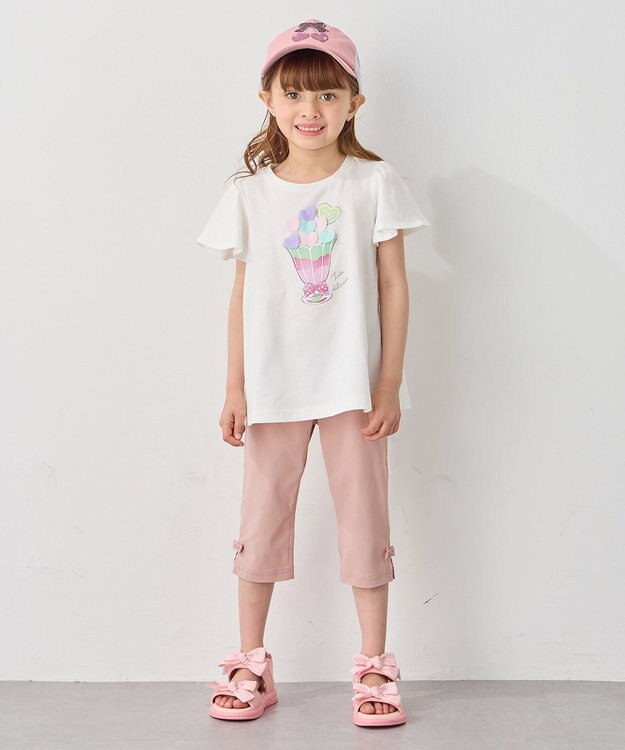 ANY KIDS 接触冷感 しろくま パンツ ピンク