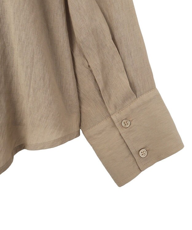 CRAFT STANDARD BOUTIQUE ヴィンテージボイルタックフレアシャツ Light Beige