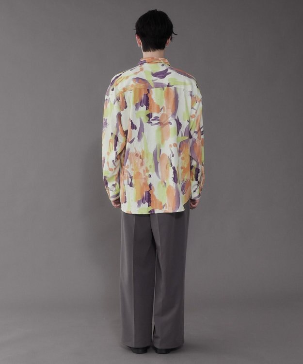 WEGO アムンゼンパターンBIGシャツ（LS） 柄4