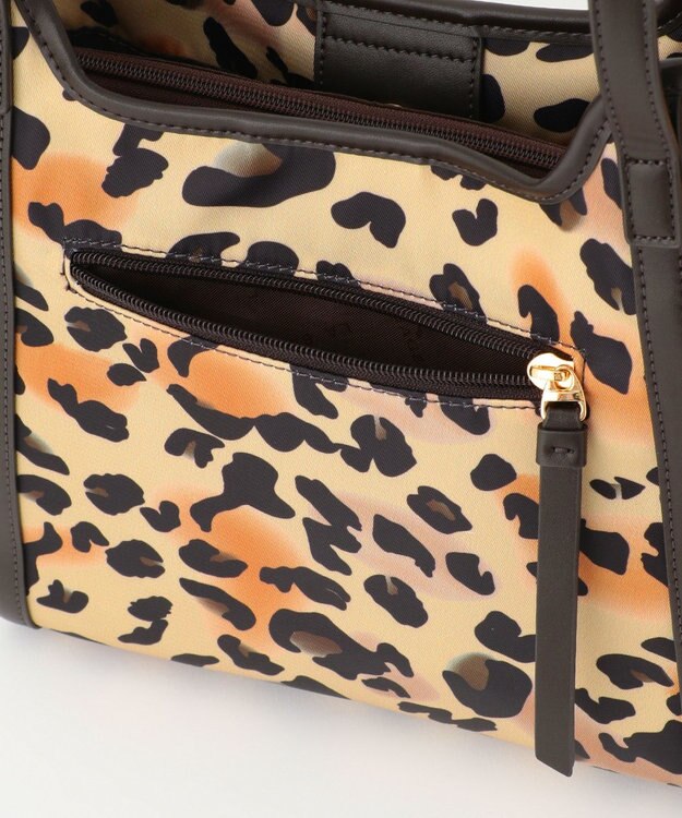 LA BAGAGERIE リサイクルレザー　フラップトート レオパード