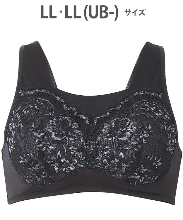 WACOAL 【ナイトアップブラ】 ノンワイヤーブラ 睡眠中のバストの不快感をやわらげる 寝汗の不快さを防ぐ ナイトブラ 夜用ブラ レディース BRA167 /ワコール ブラック