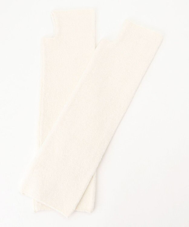 BEIGE， 【洗える】BERTAINA /  コットンアームウォーマー Ecru