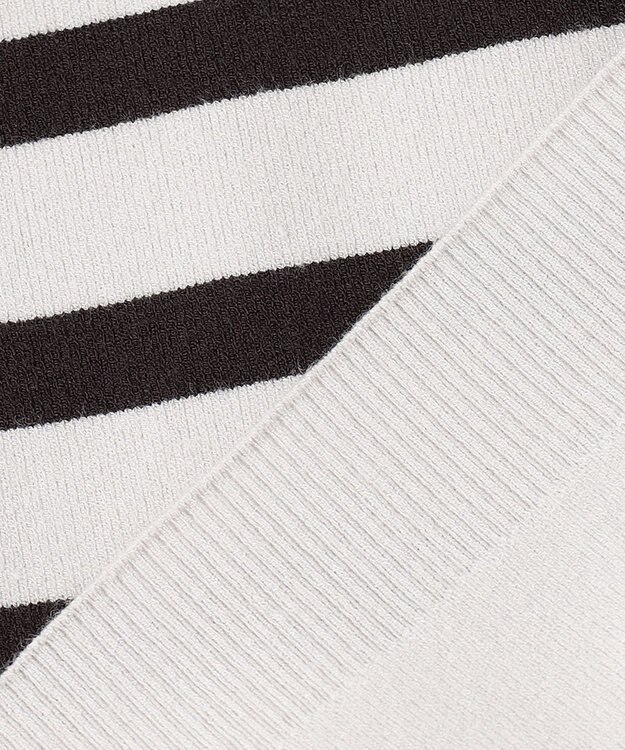 自由区 【洗える/セット可】レーヨンストレッチ Vネックニット ライトグレー系1