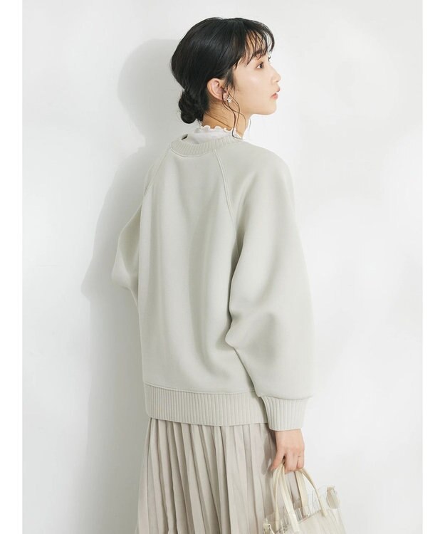 CRAFT STANDARD BOUTIQUE 軽量ボンディングパールロゴプルオーバー Ivory