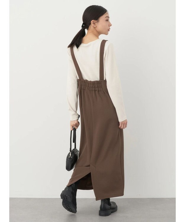 earth music&ecology リップルＩラインジャンスカ Brown