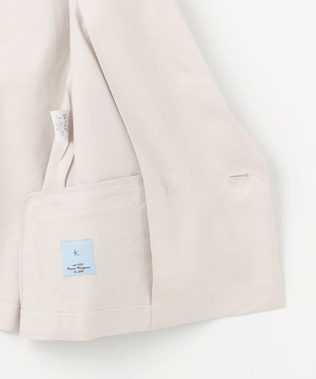 組曲 S リネンレーヨン ジャケット グレージュ系