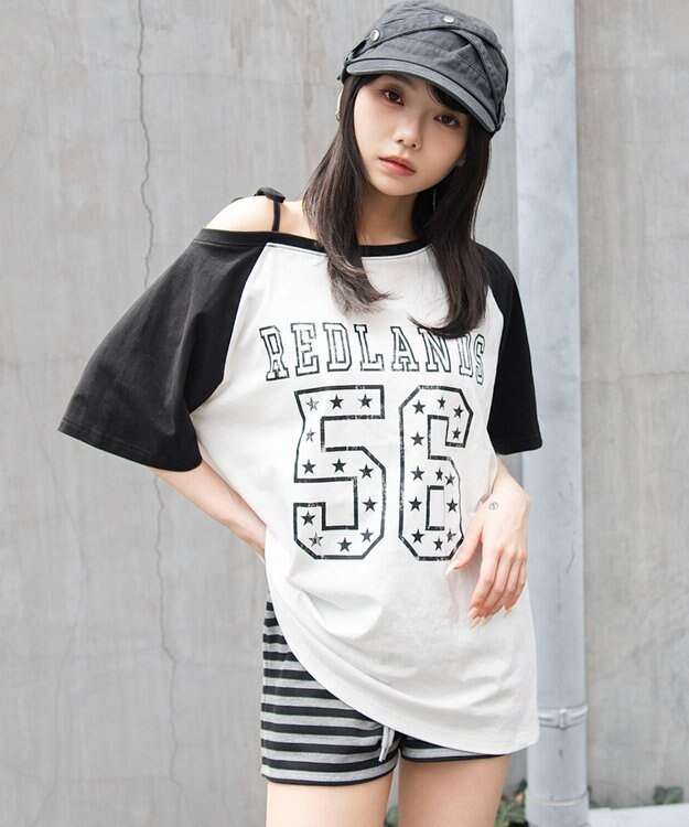 WEGO ２WAYグラフィックワンショルBIGT 柄9