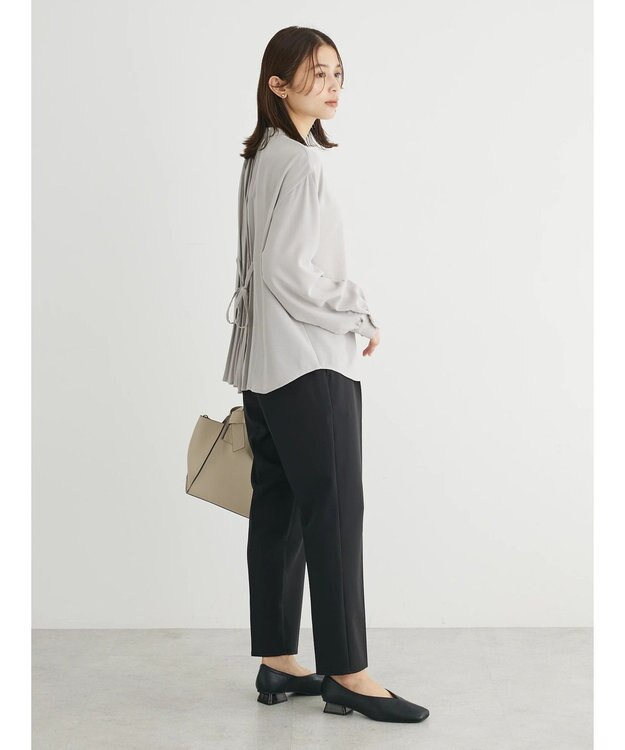 Green Parks ・ＥＬＥＮＣＡＲＥ　ＤＵＥ　バックプリーツブラウス Gray