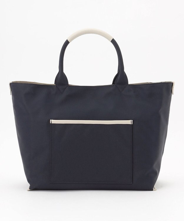 J.PRESS LADIES 【リバーシブル】ナイロン トート ネイビー系