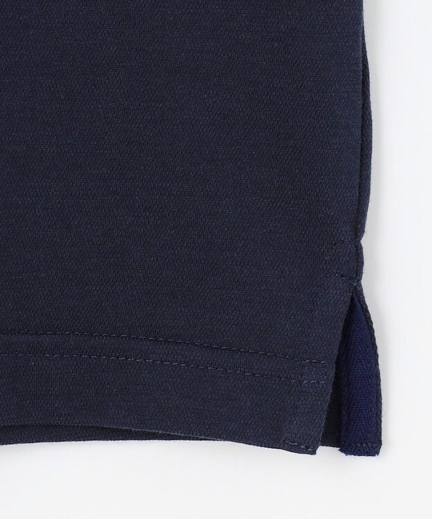 J.PRESS KIDS 【140-170㎝】COOLMAX レジメン ポロシャツ ネイビー系