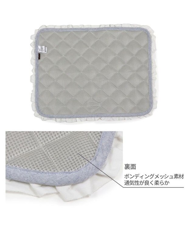 PET PARADISE ペットパラダイス クールマット 《トワルドジュイ柄》 Ｓ ホワイト×ブルー