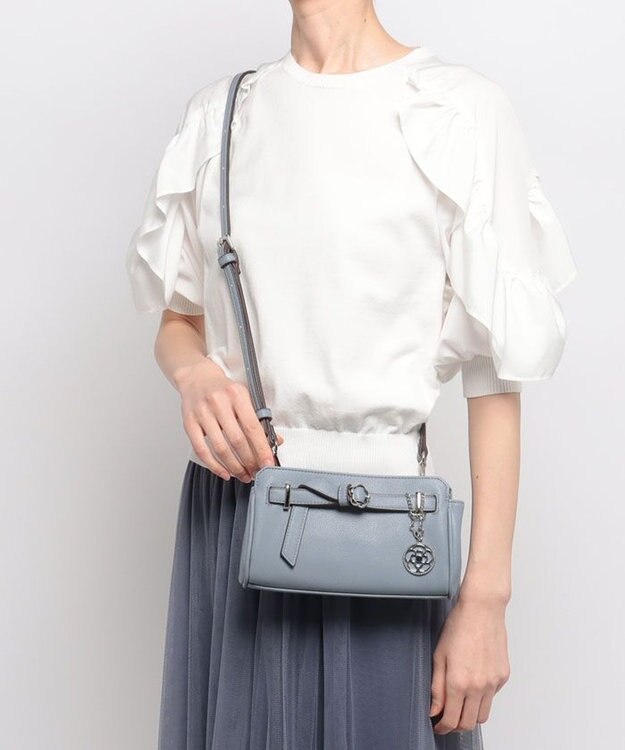 CLATHAS オペラ お財布ショルダー ライトブルー