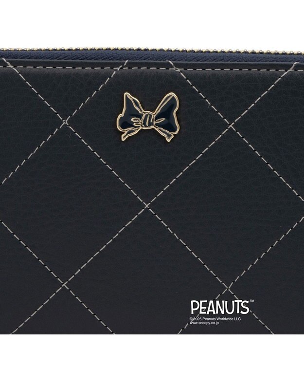CLATHAS CLATHAS×PEANUTS ラウンド長財布 ネイビー