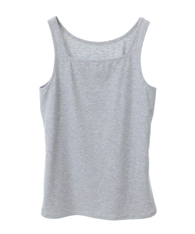 YECCA VECCA 2wayスクエアリブタンクトップ Ivory