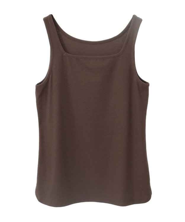 YECCA VECCA 2wayスクエアリブタンクトップ Ivory