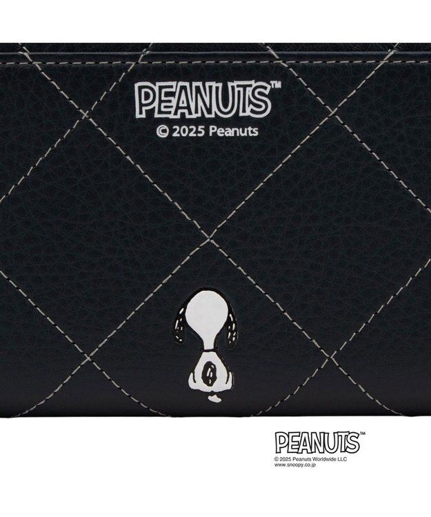 CLATHAS CLATHAS×PEANUTS ラウンド長財布 ネイビー