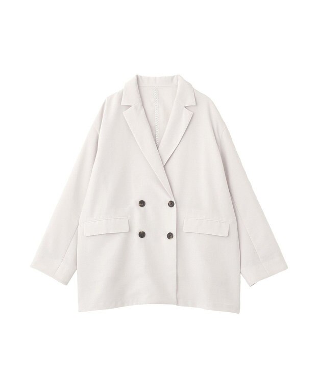 Green Parks オーバーサイズＷ釦ライトジャケット Light Gray