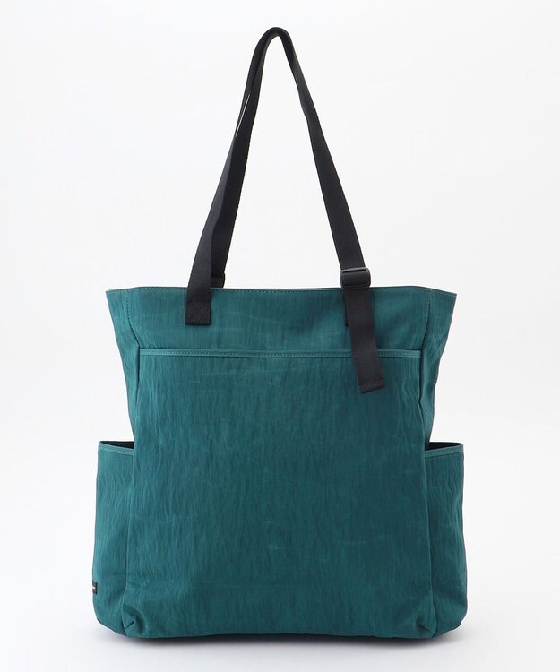 YUSHI RiVER - TOTEBAG トートバッグ  シワ加工 ブルーグリーン
