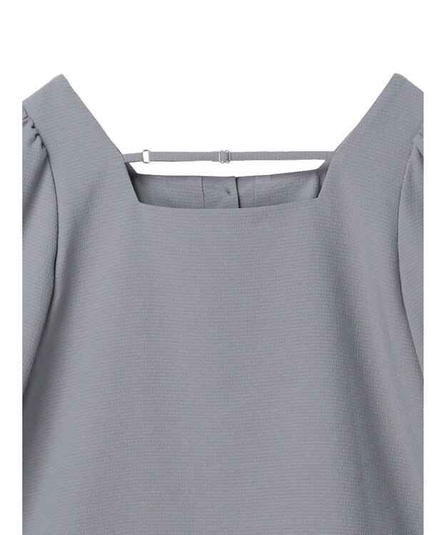 earth music&ecology ２ｗａｙストラップブラウス Grayish Blue