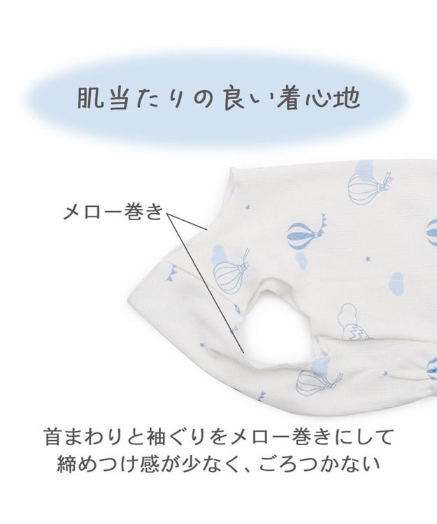 PET PARADISE ペットパラダイス やさしい タンクトップ 《気球柄》 超小型犬 小型犬 ホワイト×ブルー