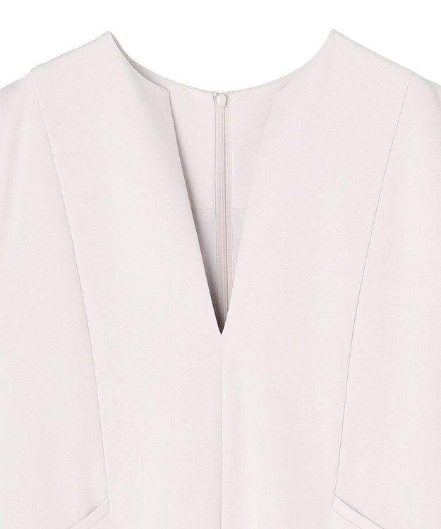 UNFILO BEAUTY MOVE キーネック ジャンスカ ライトグレー