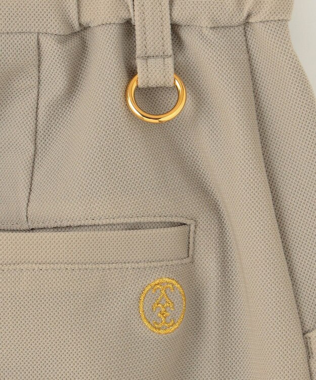 23区GOLF 着用動画あり【辻梨恵プロ着用】機能に優れた新素材「AIR TOOL」キュロットショーツ ベージュ系