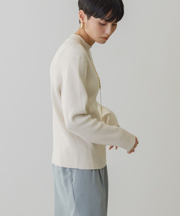 AMERICAN HOLIC ＳＥＴ　リブニットプルオーバー＋ポンチベスト Light Beige