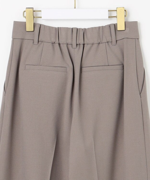 ANY SIS ビューティサーモ2WAYストレッチ ワイドパンツ グレージュ