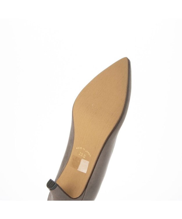 ing <Pitti>ポインテッドヒールパンプス グレースエード