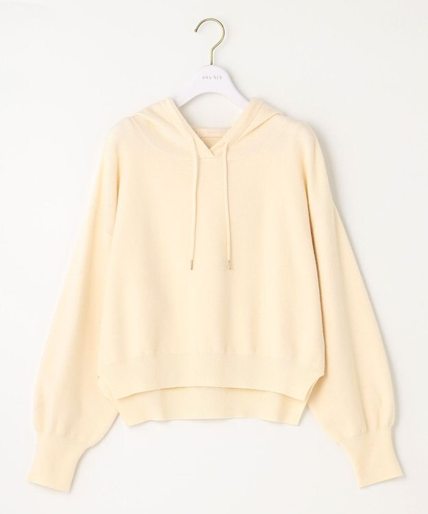 ANY SIS 【2SET】ニットパーカー×ジャンパースカート セット モノトーン千鳥