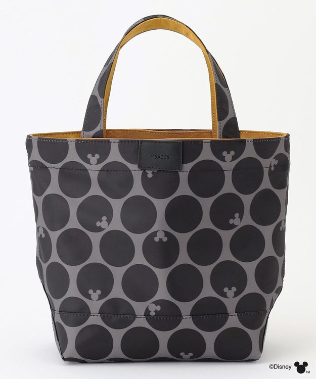 Y'SACCS 【Disney Collection】シルエットプリントトートバッグ　Sサイズ マスタード