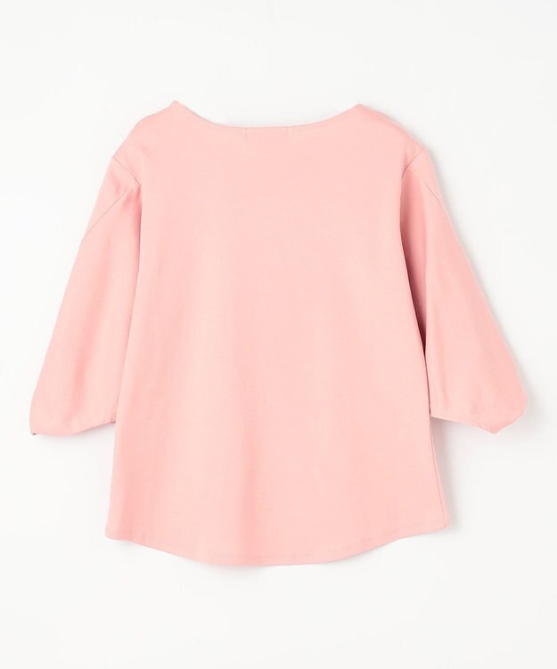 ANY 【WEB限定】シルケットスムース ツイストリーブプルオーバー ピンク