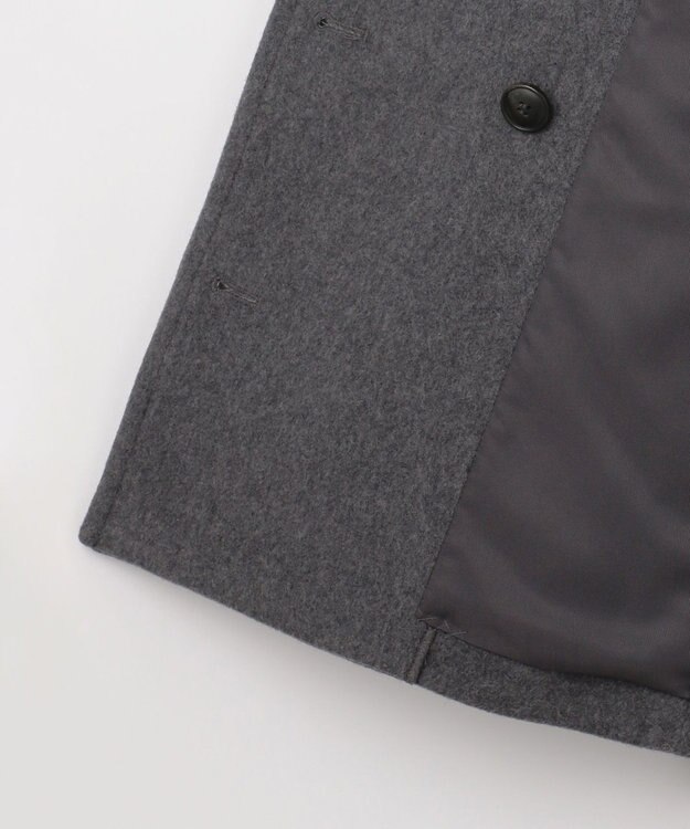 組曲 ショートビーバー ピーコート トップグレー系