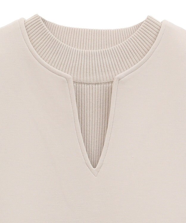 AMERICAN HOLIC ＳＥＴ　リブニットプルオーバー＋ポンチベスト Light Beige