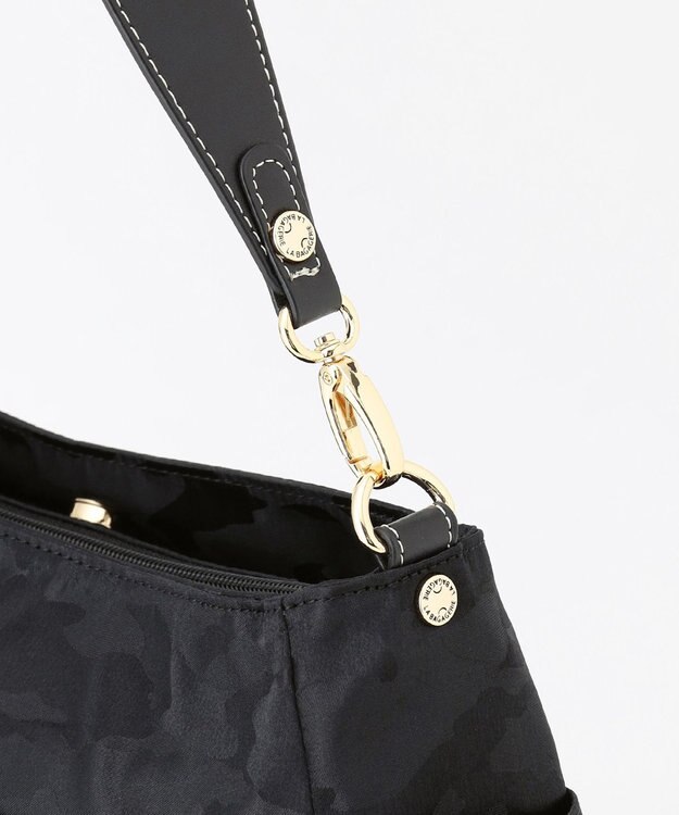 LA BAGAGERIE シャドージャカード 2WAYショルダーバッグ ブラック