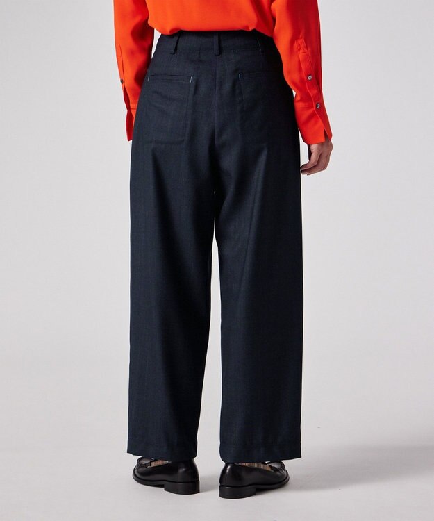 Paul Smith デニム ライク ウール パンツ ネイビー