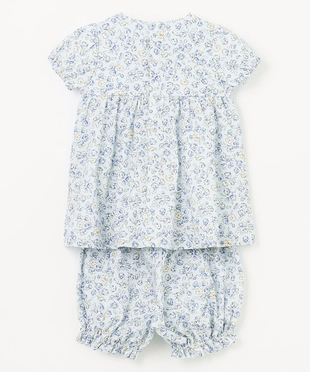 組曲 KIDS 【80-90㎝】サクラララ セットアップ サックスブルー系5