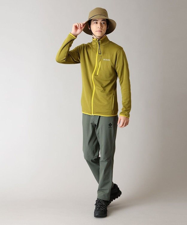 Columbia Columbia/ エッセンシャルハイクグリッドフリースフルジップ /コロンビア Mossy Green Antique Moss