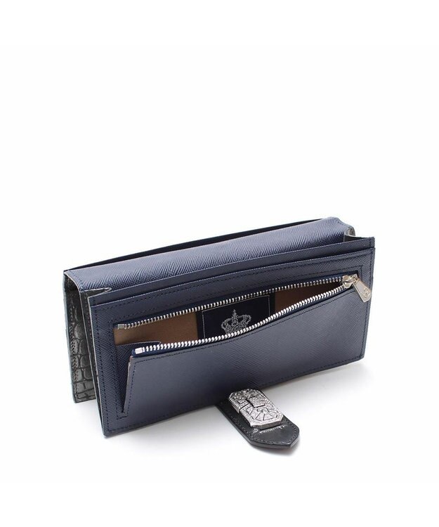 A.D.M.J. 【牛革】ヴィッテリグリシャムウェンディアールデコウォレット ガンメタ