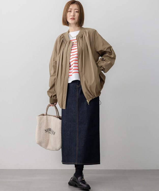 23区 【Oggi3月号掲載/新色追加/洗える】23区DENIM ストレッチ デニムスカート ネイビー系