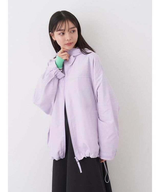 earth music&ecology スポーティーブルゾン Lavender