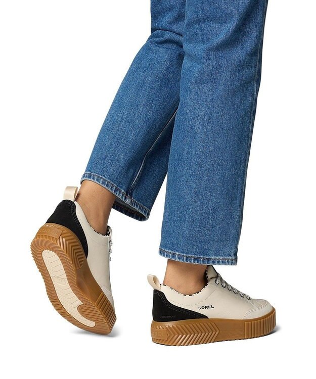 SOREL SOREL/ オーエヌエーアベニュー ロウスニーカー ウォータープルーフ /ソレル Chalk Black