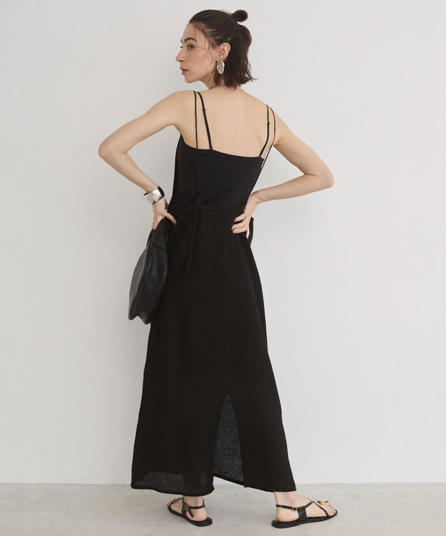 WEGO 【ANGIE VINTAGE】メッシュキャミワンピース ブラック