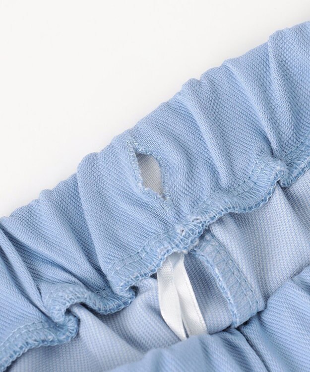 組曲 KIDS 【150-160㎝】ティアードデニムパンツ サックスブルー